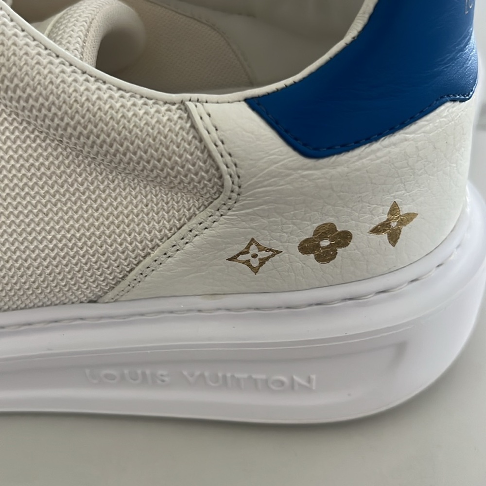 Louis Vuitton Beverly Hills Sneaker in white and blue. Men’s Sz 9 - Picture 12 of 16